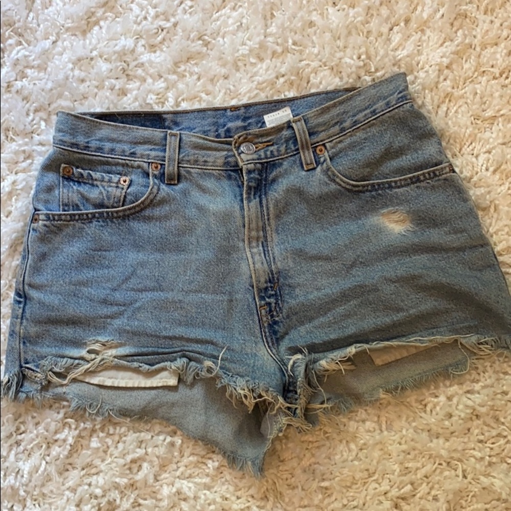 🔑Levi cutoff shorts
